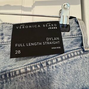 Brand New Veronica Beard Full Straight Length Jeans Size 28
